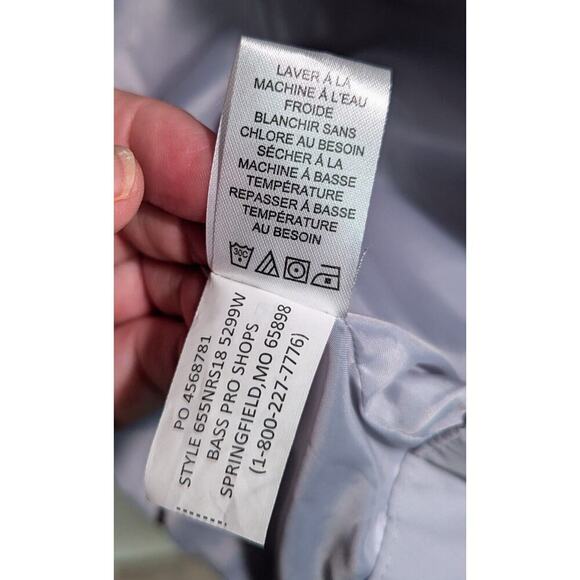 Natural Reflections Gray Hooded Vented Rain Coat Windbreaker Jacket XXL - Picture 6 of 10